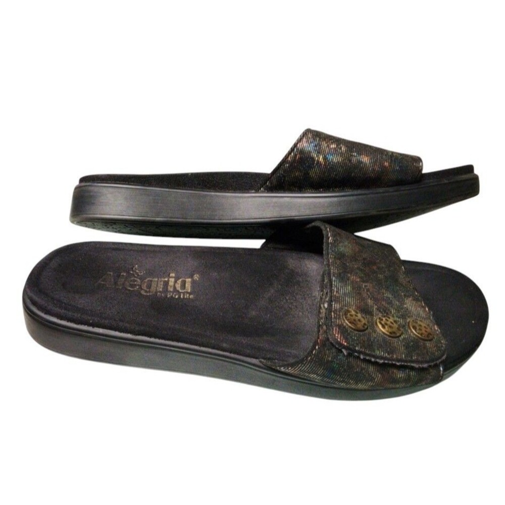 Alegria Lilie Womens Slides Cpacetic Copper Size 9 Boho Comfort